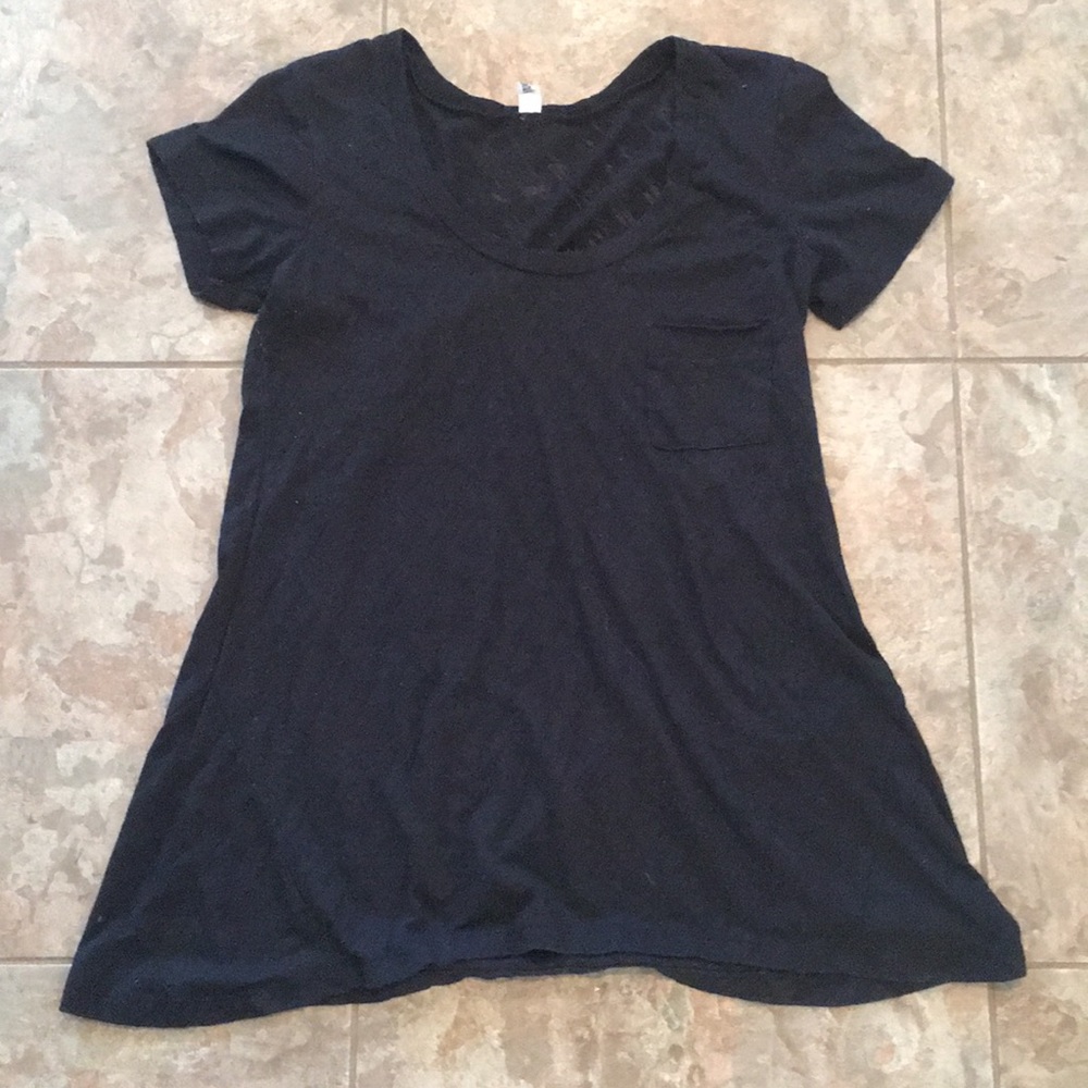 BKE black tee, size lg